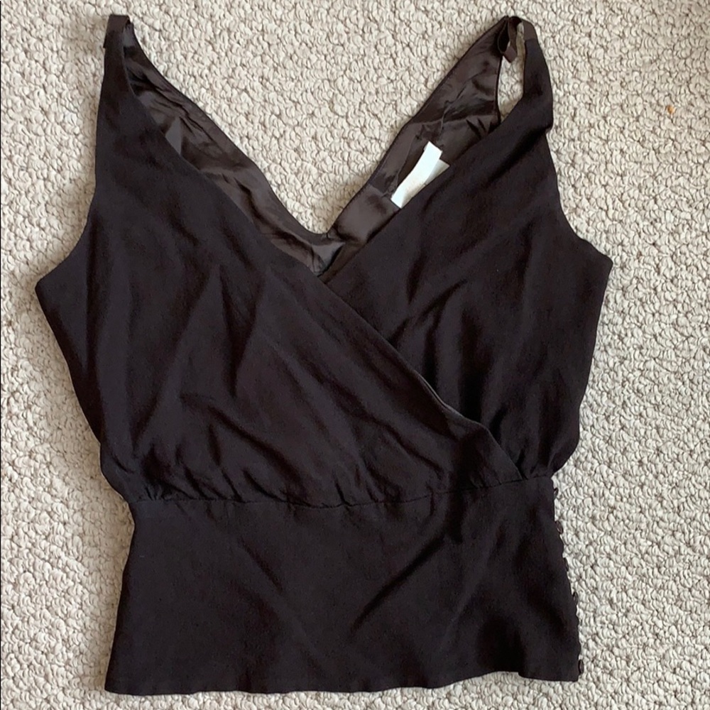 Brown Zara strappy top